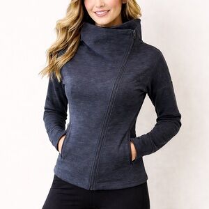 Adidas Asymmetrical Zip Performance Sweatshirt Jacket – XS (4–6)